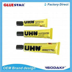 [Hot Item] Uhn Transparent Vinyl All Purpose Alcohol Glue for Craft