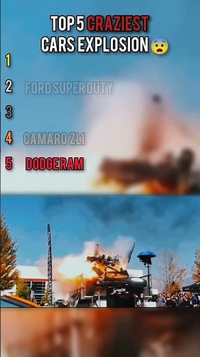 Insane Car Explosions That Shocked the Automotive World #cars