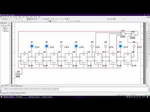 8 Bit LFSR in Multisim