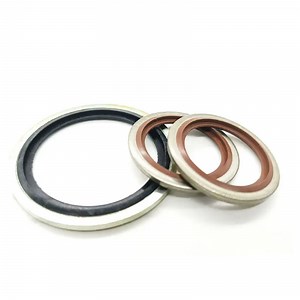 [Hot Item] Inch Size Rubber Iron Bonded Seal Washer Gasket Popular Rubber Gasket Bsp B/S Bonded Seal