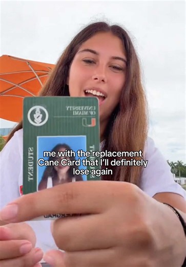 Fresh out the Cane Card office 🪪🙌 #umiami #universityofmiami Cane Creator 🎥: @‍preston