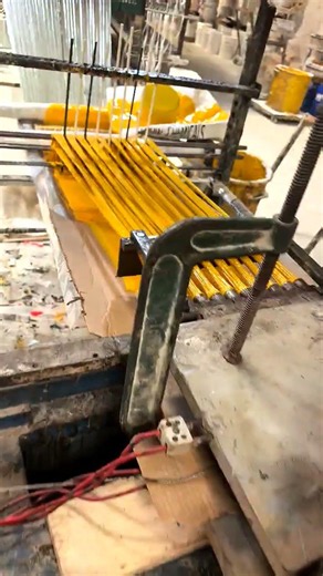 How Yellow Fiberglass Poles are produced by Pultrusion Process. www.ylfrpstake.com