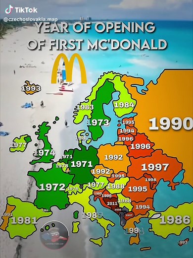 Exploring Czech McDonald's and Czechoslovakia Map | Maps of Europe