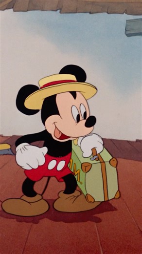 Mickey Mouse on Instagram: "Some Spring Break inspiration courtesy of Mr. Mouse and Pluto. 🧳 "Mr. Mouse Takes a Trip" is streaming on @disneyplus ."