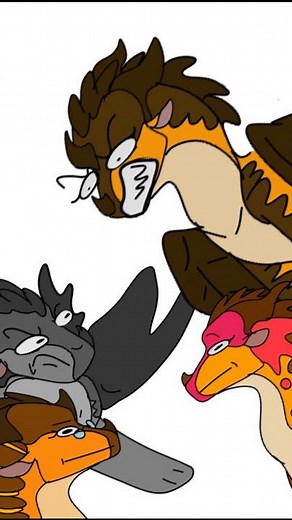 Bumblebee the SMOL dragonet | Wings of Fire Animation #wofmeme #wingsoffire