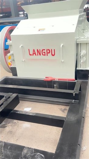 Clay brick processing machines/double roller crusher/double shaft mixer #brick #machine #brickmaker