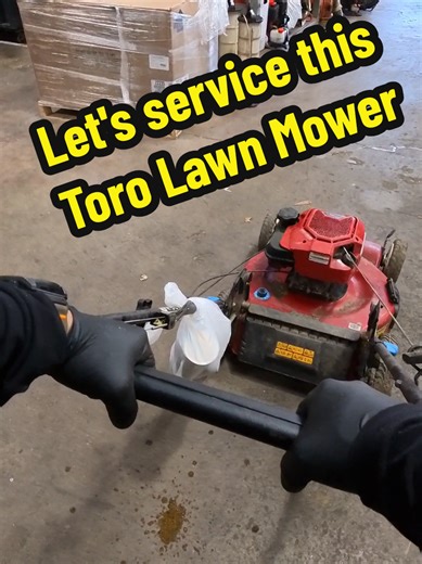 Let's service this Toro walk mower #Toro #fyp #foryoupage #mower #repair