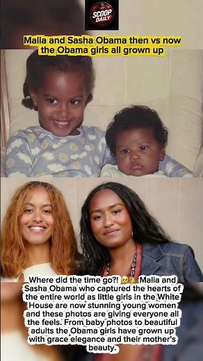 Malia and Sasha Obama Then vs Now The Obama Girls Are All Grown Up and Stunning