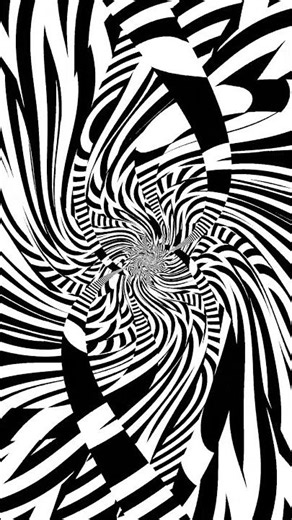 Endless Fractal Illusion That Warps Perception