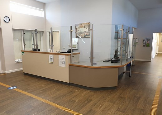 Glass Desktop Security Screens I Custom Built