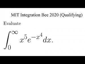 An Integral from the MIT Integration Bee
