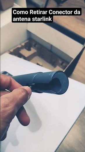 How to remove the Starlink antenna connector tip #starlink