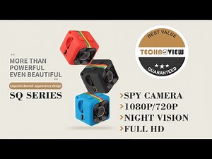 Technoview Mini Spy Hidden Camera 1080p Video and Audio Recording Night Vision Mode Smallest Camera