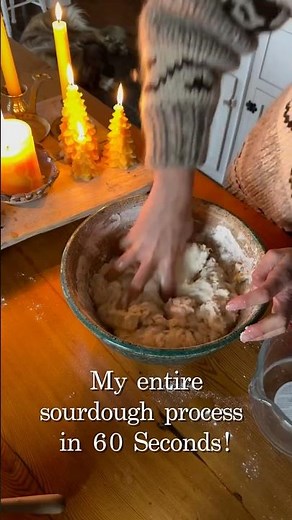 My FULL Sourdough Method in 60 Seconds!