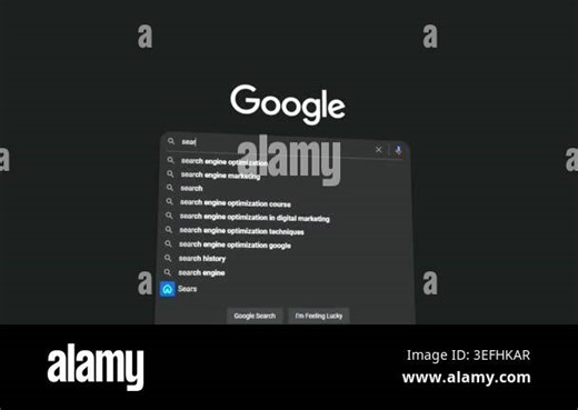 web search bar with different names on a computer screen Stock Video Footage - Alamy