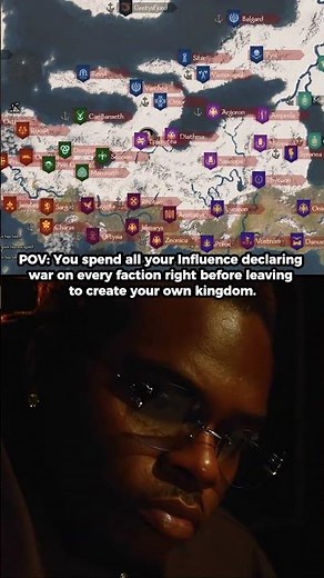 POV: You spend all your Influence declaring war on every faction right before leaving #mountandblade