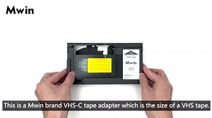 VHS-C Cassette Adapter for VHS-C SVHS Camcorders - Motorized VHS-C/VHS Video Cassette Converter, Not Compatible with 8mm / MiniDV / Hi8