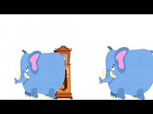 Hickory dickory dock the elephant went up the clock song #56 | nursery rhyme