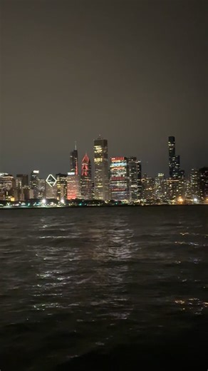 Without you. #chicagosky #lights #skyline #city #chicago