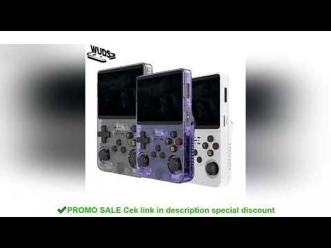 WUDS Open Source R36S Retro Handheld Video Game Console Linux System 3.5 Inch IPS Screen Portable Po