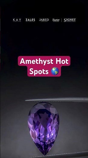 Where Is Amethyst Found? 💜 #Amethyst #Gemstones #Geology