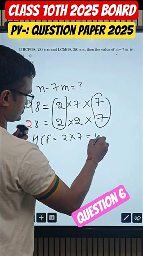 || Class10th || | MAth QUESTION PAPER | QUESTION 6(solution )#mathematics #maths #cbse #class10 #