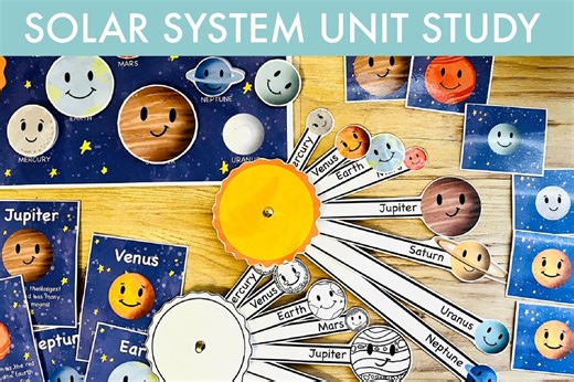 Solar System Unit Study | DIY Planet Spinner, STEM Activity (digital Download) - Etsy UK