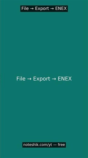 Leave Evernote in 60 Seconds — Free, Keep Every Note