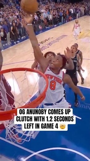 OG Anunoby Puts Home The Game 4 Winner 🤯