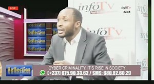 5.2K views · 124 reactions | Talking about cyber criminality in Cameroon, Mbah Raoul Mbah said that we cannot only blame scammers without mentioning ministers in Cameroon like Atangana Kouna who allegedly used technology in the system to commit malicious activities on digital systems to embezzle, by exploring personal data, and generate profit. | Cameroon News Agency | Facebook