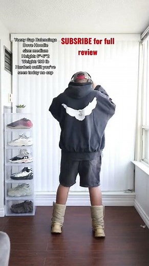 Yeezy Gap Balenciaga dove hoodie sizing advice and review