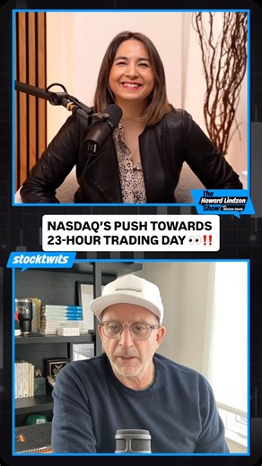 Stocktwits on Instagram: "The market that never sleeps?! What do you think of a 23-hour trading day 👀👇 Tune into The Howard Lindzon Show 🔗 Link in bio"
