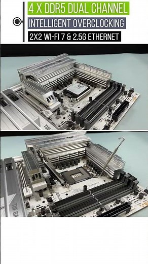 ASUS TUF GAMING Z890-PRO WIFI Intel LGA 1851 ATX Motherboard Thunderbolt 4 USB-C Wifi 7 Unboxing