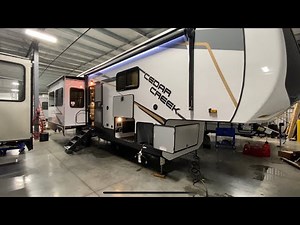 Beautiful Rear Kitchen RV - 2021 Cedar Creek 388RK Tour by Forest River RV - Fifth Wheel.