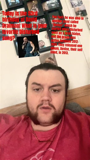 Happy 53rd Birthday David Draiman 🎉