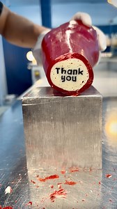 Customized thank-you candies, made by hand. This round: red — simple, classic, heartfelt. ❤️ Bonbons « merci » personnalisés, faits à la main. Cette série : rouge — simple, classique et sincère. ❤️🍬 #thankyou #gratitude #candy #candyshop #handcrafted | CandyLabs