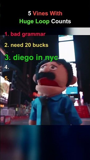 5 Vines With Huge Loop Counts