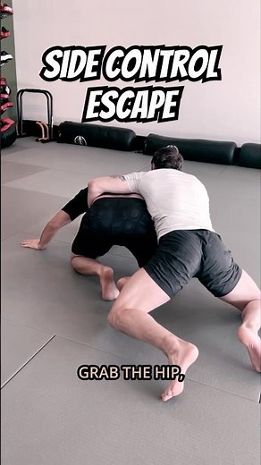LEARN This Side Control Escape for No Gi Jiujitsu