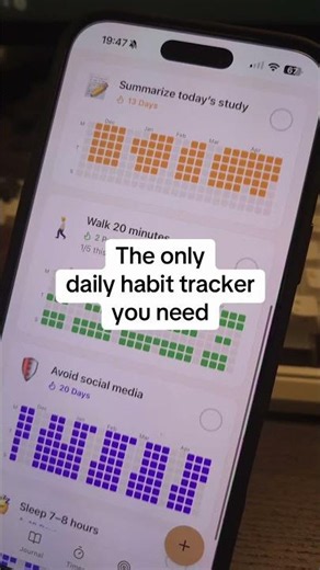 The only daily habit tracker you need