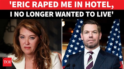 'Eric drugged my drink, raped & choked me': Woman drops bombshell testimony against Swalwell