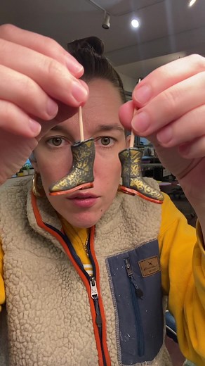 Adorable Cowboy Boots for Cakes: Miniature Cake Toppers