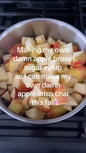 Apple Brown Sugar Syrup Recipe for Fall Drinks