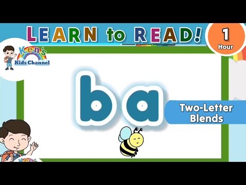 Two-Letter Blends | Learn to Blend Two Letters | English Reading Phonics for Kids