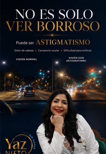 👀✨ Muchas personas tienen **astigmatismo**… y ni siquiera entienden qué significa. El astigmatismo no es solo “ver borroso”. También puede sentirse como: ⚠️ cansancio ocular ⚠️ dolor de cabeza ⚠️ tensión visual ⚠️ dificultad para enfocar ¿Por qué? Porque tus ojos hacen un esfuerzo constante intentando enfocar la imagen. Sí, existen gafas y lentillas para corregirlo… ✨ Y también puedes aprender hábitos visuales y ejercicios que ayuden a relajar y estimular tu sistema visual. 👁️ Tus ojos no solo