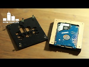 DIY wooden hard drive enclosure