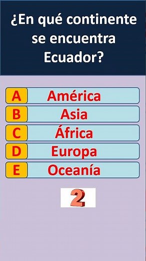 On which continent is Ecuador located?