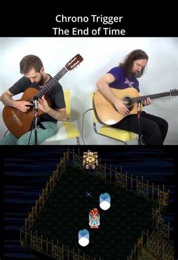 The End of Time - Chrono Trigger - Classical / Acoustic Guitar Cover Full videos and Music Links are on our YouTube Home Page. Gameplay video by NintendoComplete on YouTube.