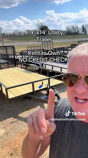 Affordable 6’4 x 14’ Utility Trailer for Rent