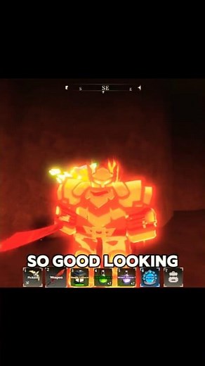 Crafting The BEST FULL FIRE ARMOR 🔥| The Forge Roblox