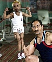 World's smallest bodybuilder